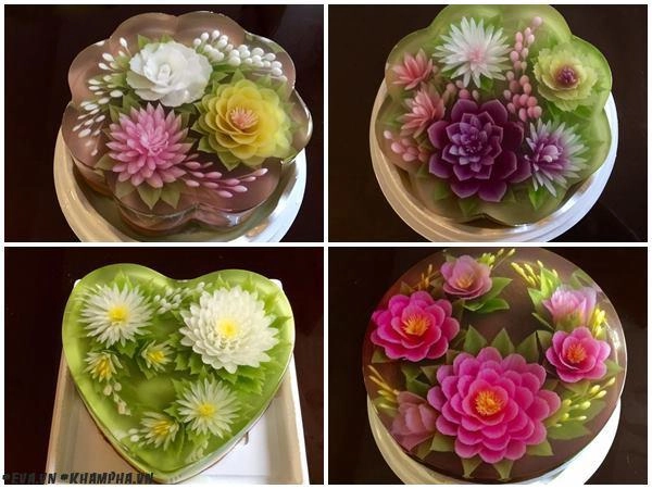 Bị chê nấu ăn dở mẹ hà nội nghỉ việc quyết theo đuổi đam mê tỉa thạch rau câu