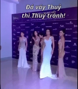 Bị đá váy tỏ thái độ tại hoa hậu hoàn vũ mâu thuỷ xử lý đáng mặt đàn chị