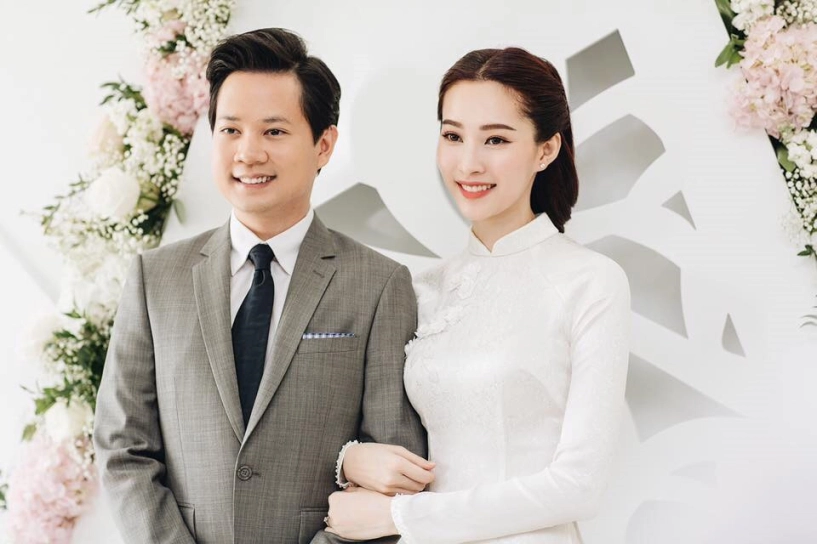 Bí mật lần đầu được tiết lộ về chiếc áo dài thu thảo chọn ngày ăn hỏi