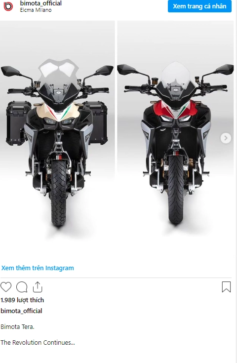 Bimota tera ra mắt - mẫu sporttouring trang bị động cơ siêu nạp cực mạnh
