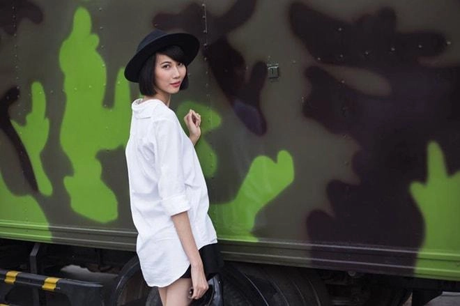 Cách chọn quần áo che thân hình cò hương của người mẫu gầy nhất việt nam