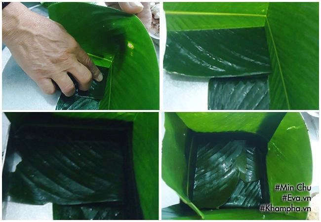 Cách gói bánh chưng không cần khuôn vẫn ngon và đẹp ngày tết