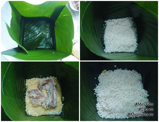 Cách gói bánh chưng không cần khuôn vẫn ngon và đẹp ngày tết