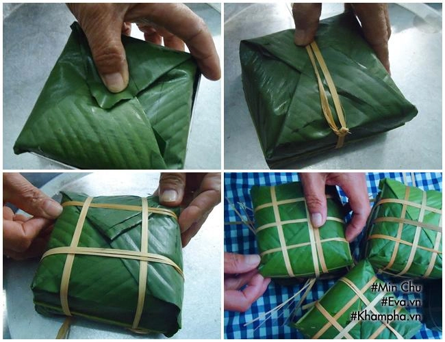 Cách gói bánh chưng không cần khuôn vẫn ngon và đẹp ngày tết