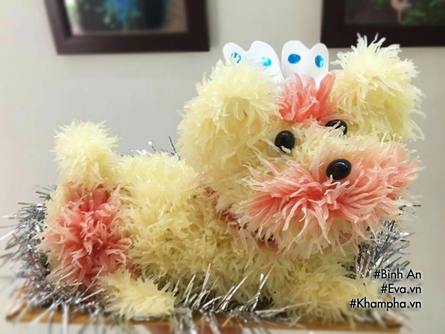 Cách làm chó bưởi siêu dễ thương cho bé dịp tết trung thu