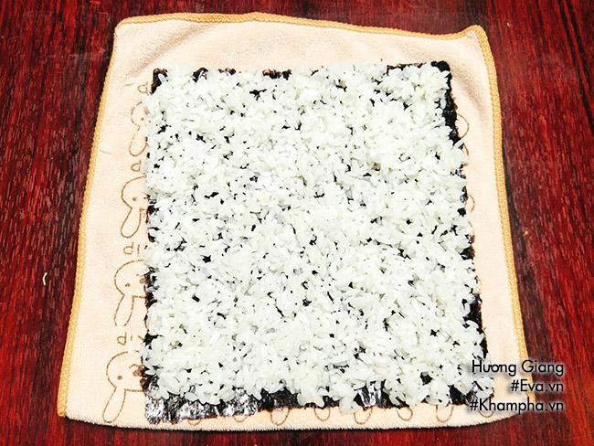 Cách làm sushi không cần mành tre chị em tha hồ trổ tài dịp cuối tuần