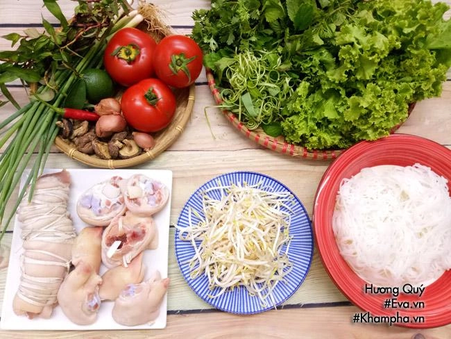 Cách nấu bún giò heo thơm ngon bổ dưỡng cho bữa sáng