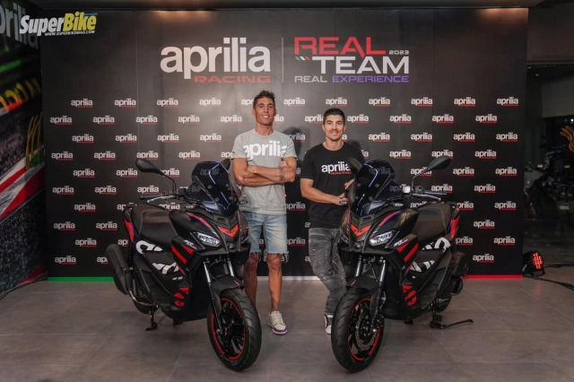 Cận cảnh aprilia sr gt 200 replica toát lên âm hưởng đặc sắc của motogp