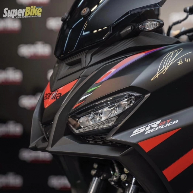 Cận cảnh aprilia sr gt 200 replica toát lên âm hưởng đặc sắc của motogp