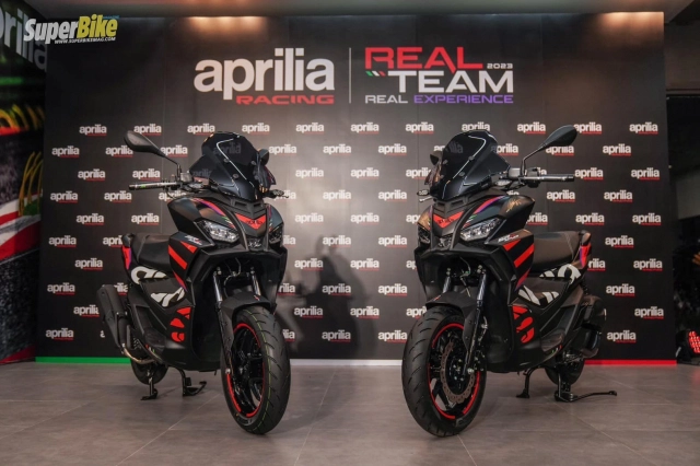 Cận cảnh aprilia sr gt 200 replica toát lên âm hưởng đặc sắc của motogp