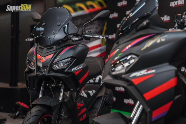 Cận cảnh aprilia sr gt 200 replica toát lên âm hưởng đặc sắc của motogp