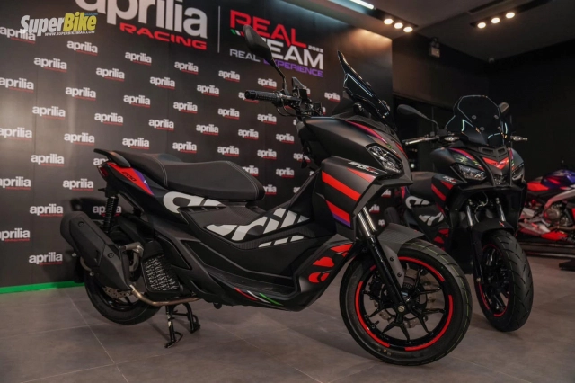 Cận cảnh aprilia sr gt 200 replica toát lên âm hưởng đặc sắc của motogp