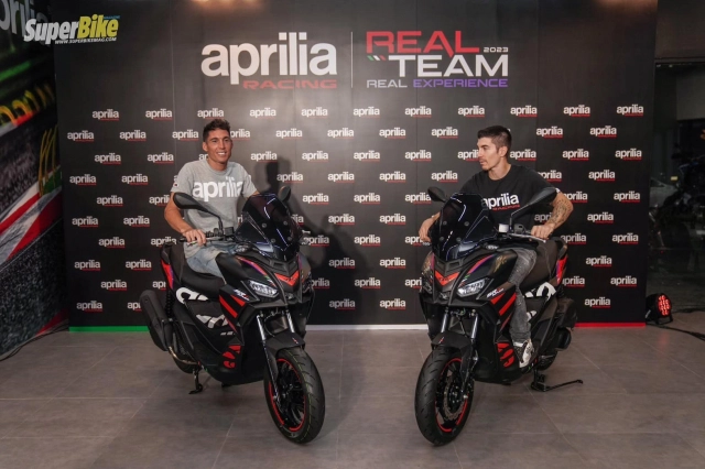 Cận cảnh aprilia sr gt 200 replica toát lên âm hưởng đặc sắc của motogp