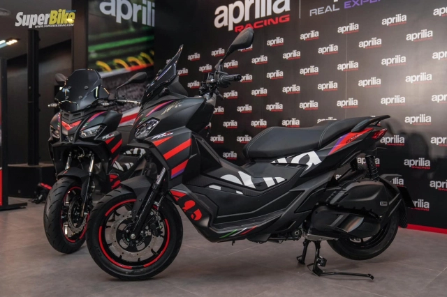 Cận cảnh aprilia sr gt 200 replica toát lên âm hưởng đặc sắc của motogp