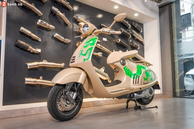 Cận cảnh vespa 946 dragon chiếc thứ 2 tại thị trường việt nam trị giá tiền tỉ