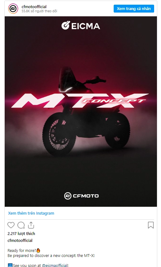 Cfmoto đang khuấy động trước thềm sự kiện eicma 2023 sắp diễn ra