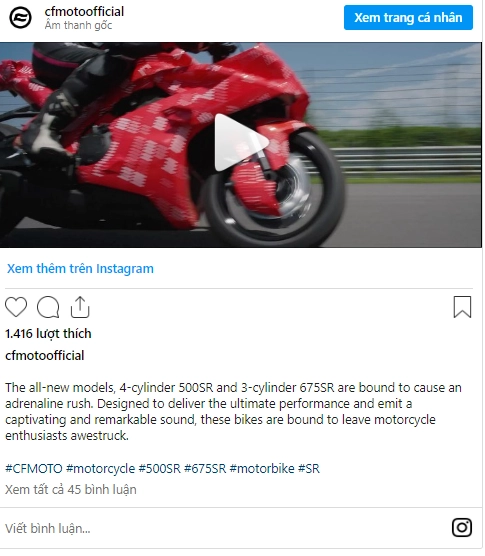 Cfmoto giới thiệu những chiếc xe thể thao 3 xi-lanh và 4 xi-lanh mới tại cfmoto day 2023