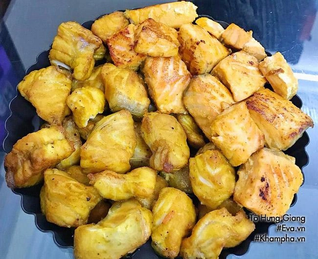Chả cá hà nội thơm lừng chồng gật gù khen ngon con ăn thun thút