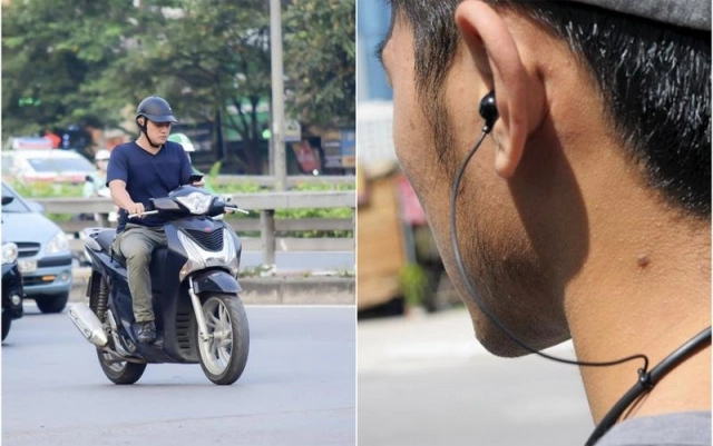 Chạy xe đi phượt và nghe nhạc để chống buồn ngủ liệu có thật sự an toàn