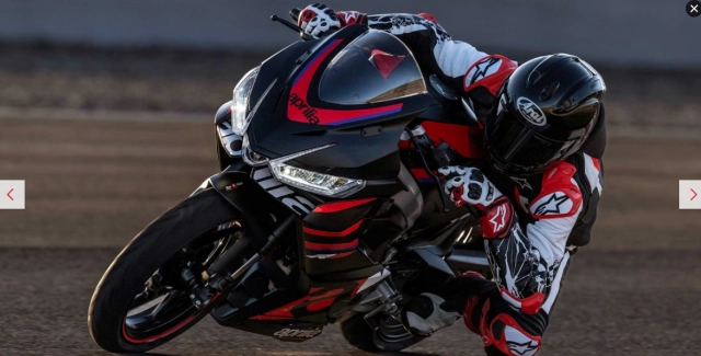 Chi tiết aprilia rs457 mới đã được giới thiệu với công suất 48 mã lực trọng lượng 159 kg