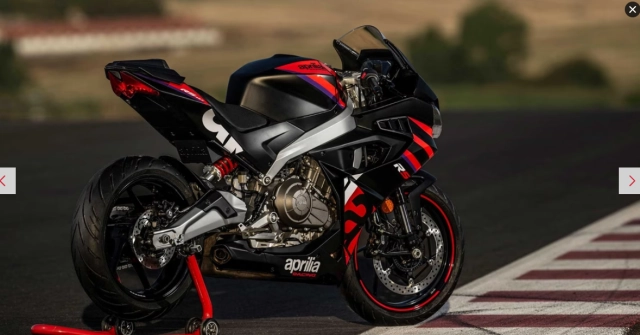 Chi tiết aprilia rs457 mới đã được giới thiệu với công suất 48 mã lực trọng lượng 159 kg