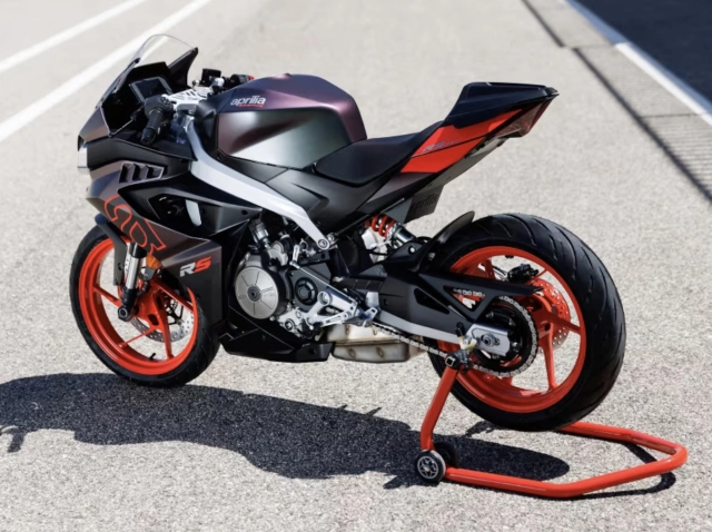 Chi tiết aprilia rs457 mới đã được giới thiệu với công suất 48 mã lực trọng lượng 159 kg
