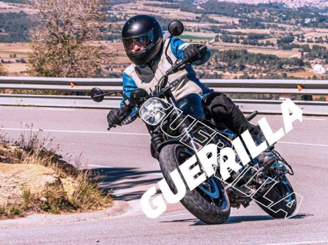 Chi tiết đầu tiên của royal enfield guerrilla 450 hoàn toàn mới