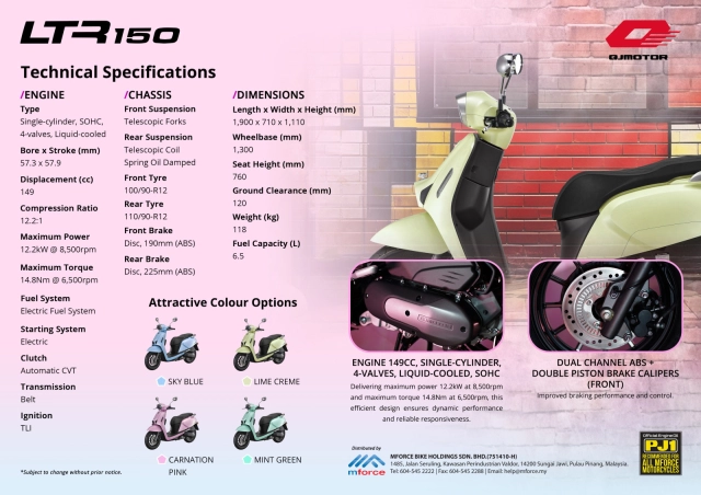 Chi tiết ltr 150 2024 với dàn chân abs trước sau xịn sò nhưng giá thì siêu rẻ