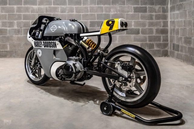 Chiêm ngưỡng chiếc harley sportster grand prix của một nhà hóa học hạt nhân