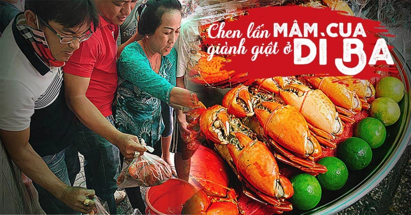 Choáng váng cảnh chen lấn giành giật mua mâm cua dì ba ở sài gòn 10 phút bán 30kg