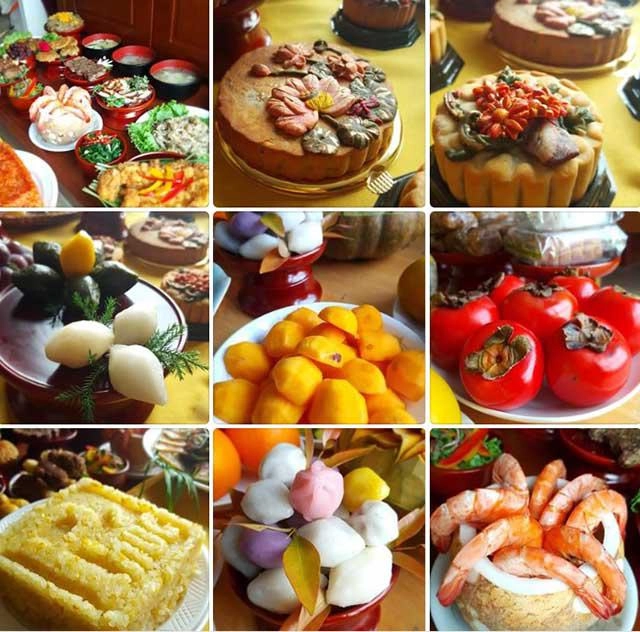 Choáng với mâm cỗ cúng rằm trung thu kỷ lục tới 60 món của cô vợ tiến sĩ