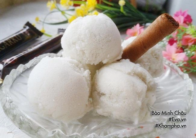 Chồng khen ngon con hết khát với kem sữa tươi mát lạnh ngày hè