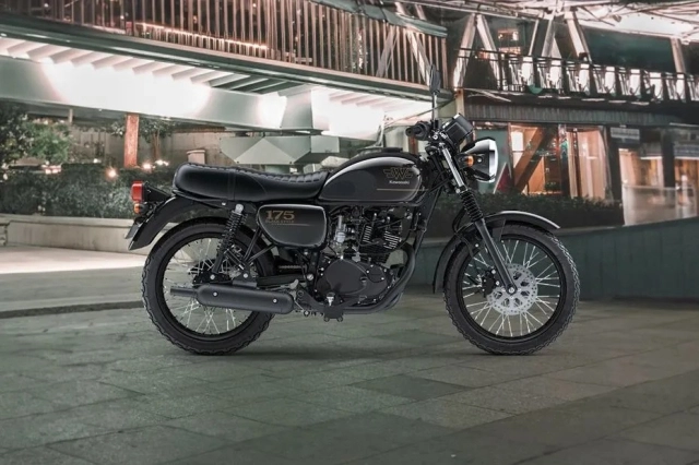 Chuẩn bị ra mắt kawasaki w175 2024 mới với giao diện bắt mắt hơn