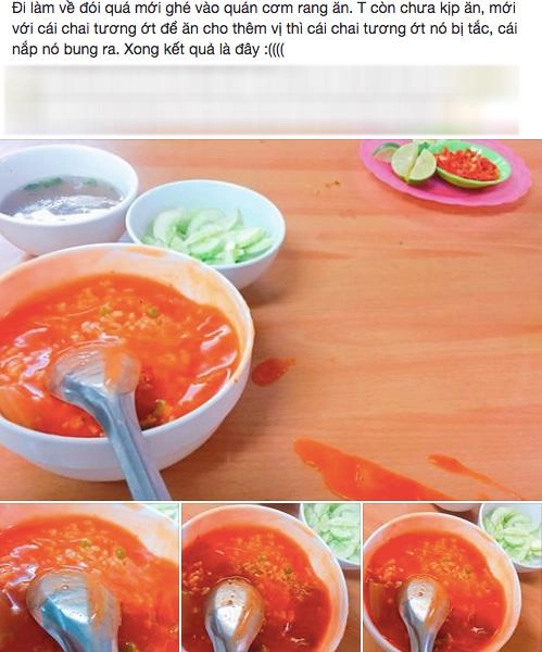 Cô gái kể câu chuyện buồn về bát cơm rang chan tương ớt dân mạng lại cười đến đau ruột