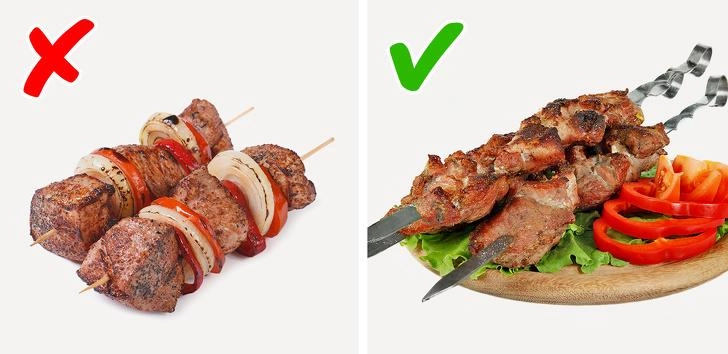 Cứ tưởng làm đúng hóa ra khi nướng thịt xiên chúng ta vẫn mắc 7 lỗi sai đơn giản này