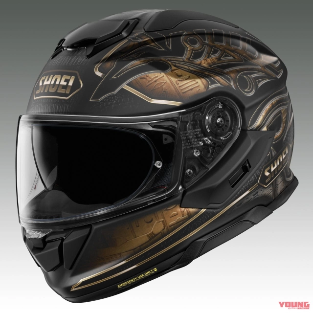 Cực phẩm shoei gt-air3 nile màu đen và vàng sẽ ra mắt vào tháng 9