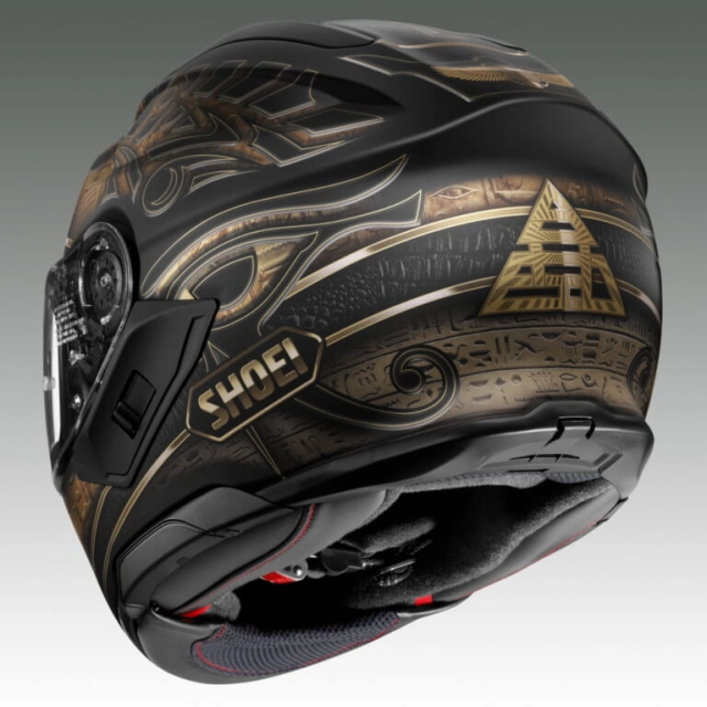 Cực phẩm shoei gt-air3 nile màu đen và vàng sẽ ra mắt vào tháng 9