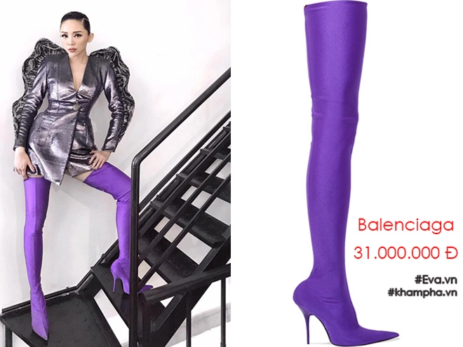 Cùng một đôi boot khủng tóc tiên có đấu lại được với loạt siêu sao thế giới