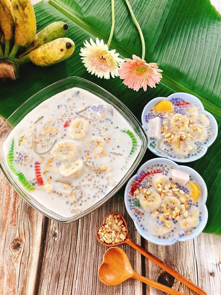 Cuối tuần nấu chè chuối thơm ngon thanh mát đãi cả nhà ăn chơi
