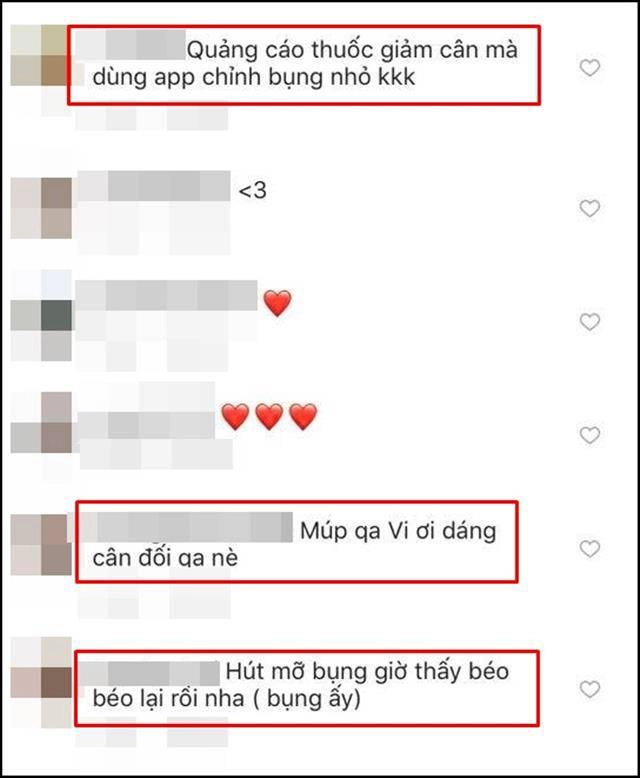 Đã hút 2kg mỡ thừa thúy vi vẫn bị cđm phát hiện dùng app chỉnh eo lệch cả rốn