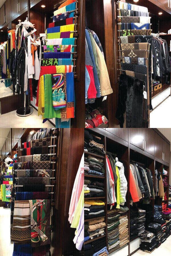 Đàm vĩnh hưng ơi nhà anh hay shop thời trang mà đồ hiệu xếp lớp thế này