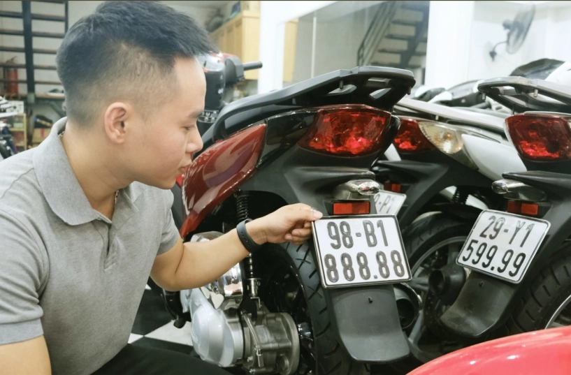 Đấu giá biển số xe máy sẽ thí điểm trước tại thành phố lớn
