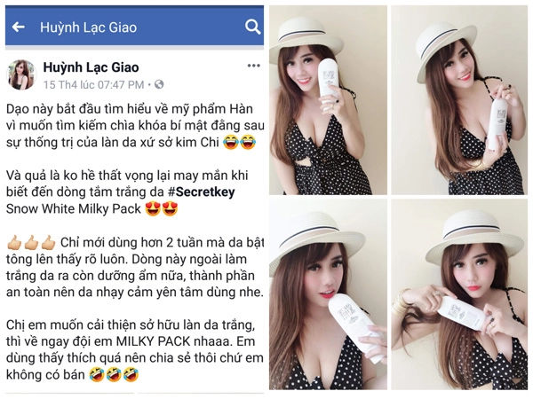Điều gì khiến secret key beauty hút hồn các hot girl việt