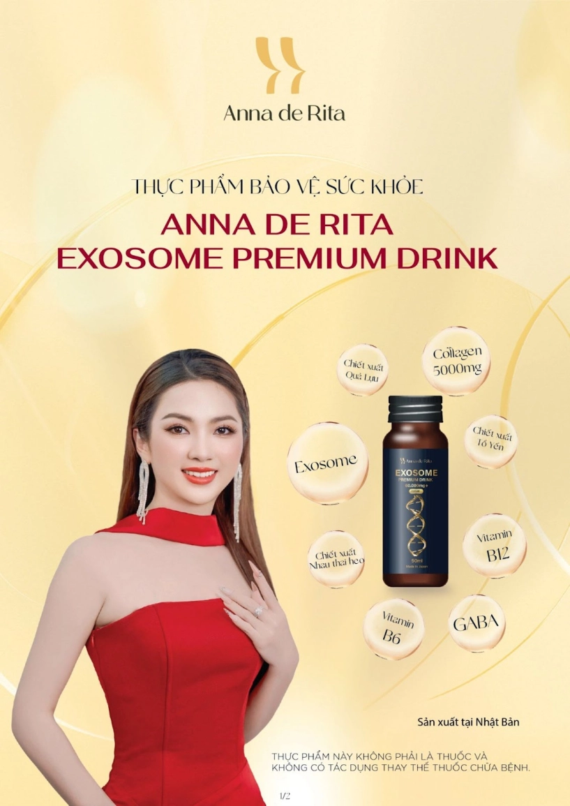 Đột phá công nghệ - ứng dụng exosome vào nước uống làm đẹp