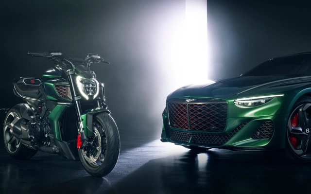 Ducati diavel for bentley vừa trình làng có giá bán khoảng 17 tỷ đồng