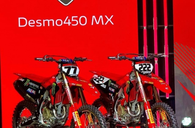 Ducati giới thiệu factory mx team và nguyên mẫu desmo450 mx