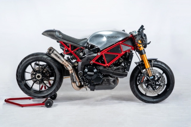 Ducati multistada 1200s độ cafe racer từ stg tracker