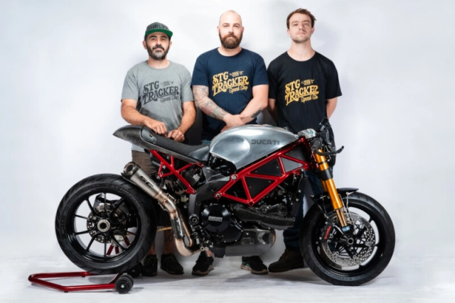 Ducati multistada 1200s độ cafe racer từ stg tracker