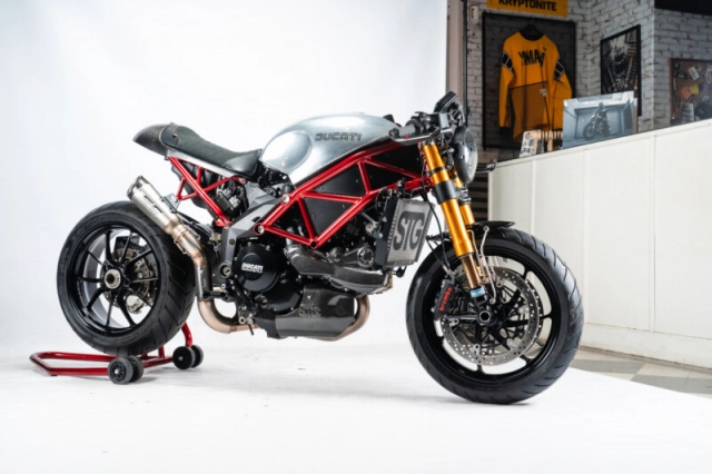 Ducati multistada 1200s độ cafe racer từ stg tracker