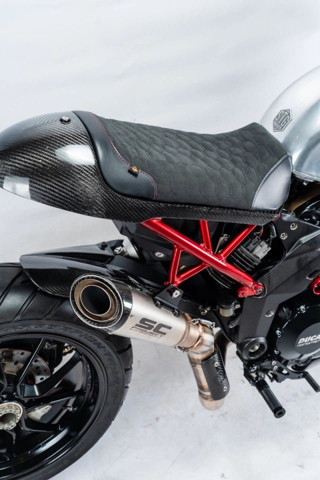 Ducati multistada 1200s độ cafe racer từ stg tracker